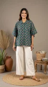 K 924 Vol 3 By Naisha Cotton Printed Ladies Kaftan Style Shirt Tops 